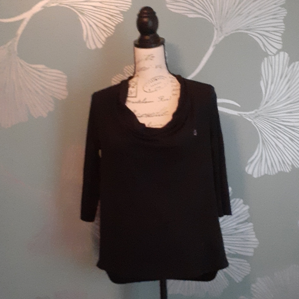 Lands' End Chase Cowl Neck Top (Beautiful)